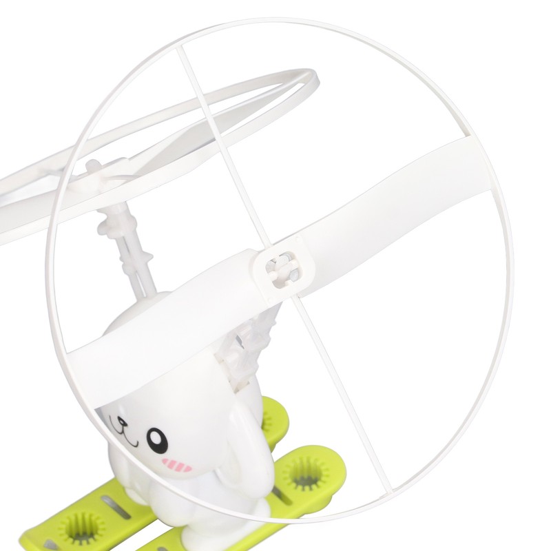 Bubble Blowing Helicopter Toy USB Rechargeable Automatic Induction Bubble Flying
