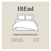 HiEnd Accents Pastoral Jacquard 3 Piece Duvet Cover Set with