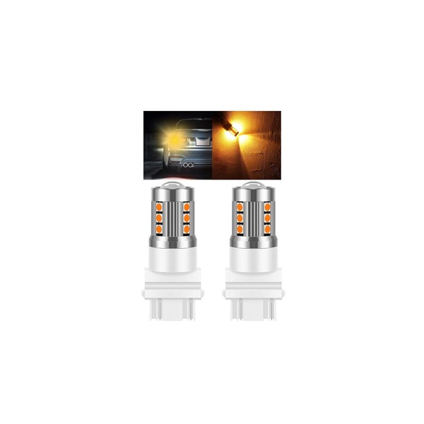 Mandark 3157 T25 LED Car Turn Signal Bulbs, 2PCS Super