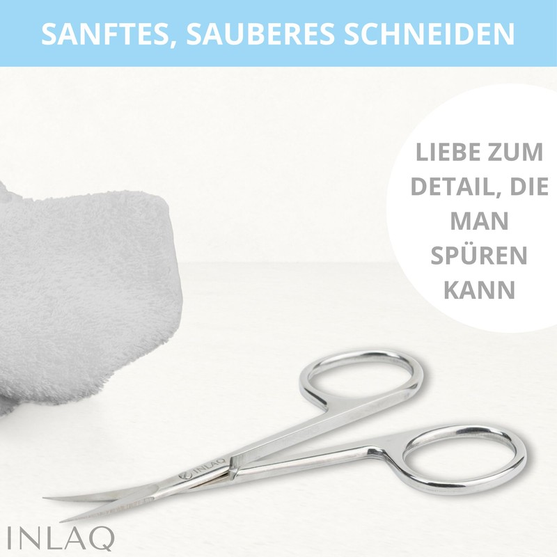 INLAQ Professional Nail Scissors - Precise Nail and Nail Cutter