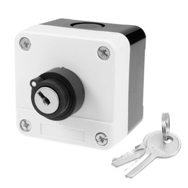 sourcing map Key Switch Push Button Switch Station Button Lock Choice Button 2 Position, 380V 10(6) A