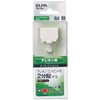ELPA TEA-004 Double Outlet, For Telephones, 6 Pole-2 Core/4 Core
