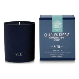 Charles Farris Elizabeth VIII Single Wick Scented Candle Orange Blossom, Jasmine & Mulberry 210g