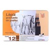 Lapiz De Grafito Atl S/Borrador Est.C/12 Surtidos Del 2H A