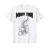 Cool Muay Thai Kickboxing Crocodile Sik Yant T-Shirt