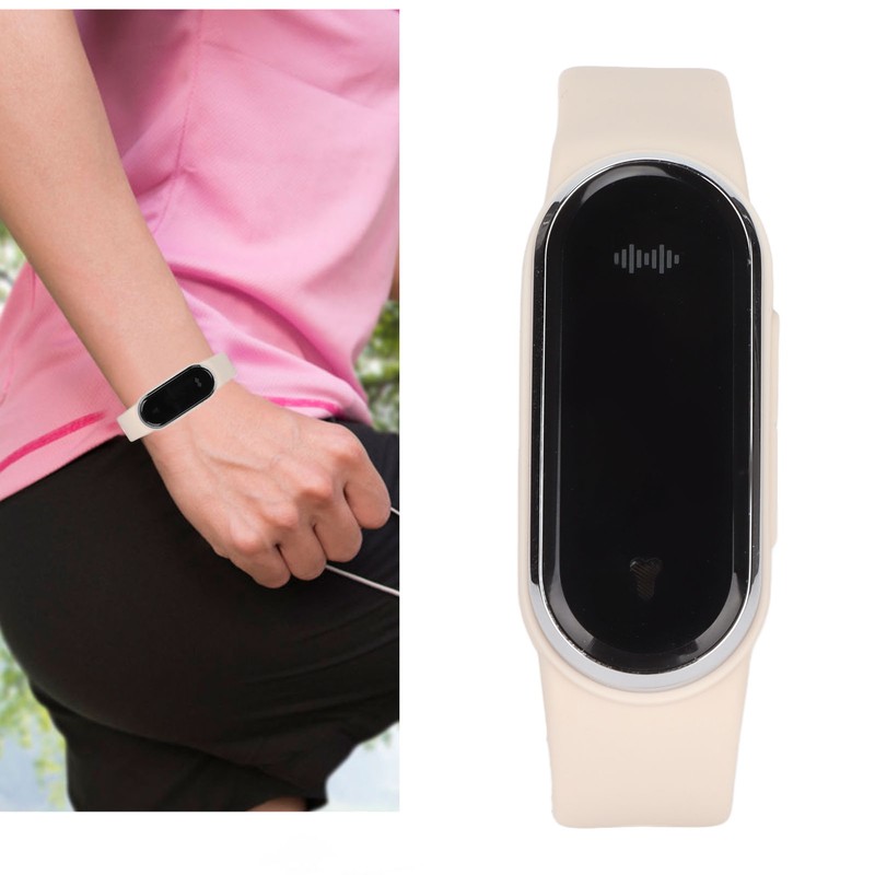 Ultrasonic Mosquito Repellent Watch Silica Gel Rechargeable LED Digital Step