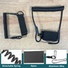 3Pcs Stretchy Spiral Keyring, Tactical Lanyard, Springs Key Holder,Paracord Tactical
