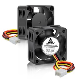 GDSTIME 40 mm Fan 4020 Cooling Fan 3-Pin 40 x 20 mm DC Brushless Cooling Fan 6000 rpm 12 V 4 cm Case Fan