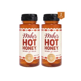Mike's Hot Honey 10 oz Easy Pour Bottle (2 Pack), Spicy Honey with a Kick, Sweetness & Heat, 100% Pure Honey, Shelf-Stable, Gluten-Free & Paleo, More than Sauce - it's Hot Honey