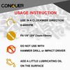 CONQUER HSS Deburring External Chamfer Tool for Metal - Quick