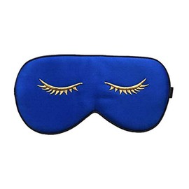 townssilk townssilk Silk Sleep mask with Adjustable Strap,Comfortable and Super Soft Eye mask Ultimate Sleeping aid RoyalBlue pattern4