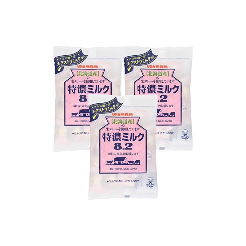 Mikakuto Tokuno Milk 8.2 Candy 3.7oz (3 Pack)