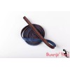 Brown & blue two side Synthetic Silk Sageo For Japanese