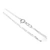 Figaro sterling silver chain bracelet .925 x 1 apx 7.1