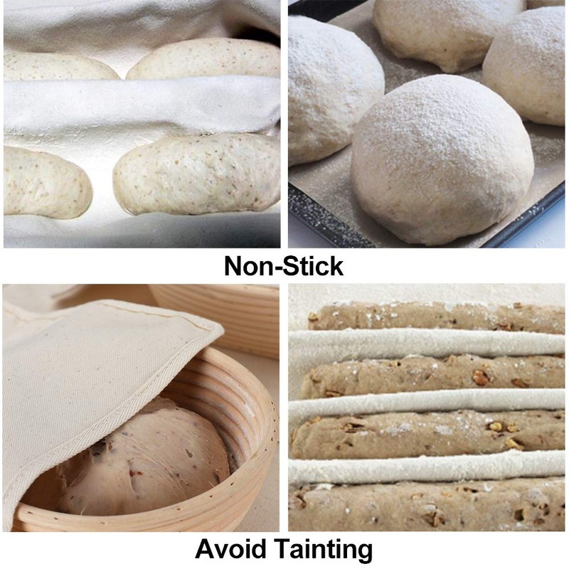 BUZIFU Baking Cloth Linen Professional Fermentation Cloth Baker's Linen Dough