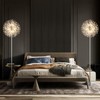 BesLowe 69'' Crystal Floor Lamp for Living Room, Modern Standing