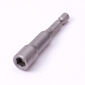 Utoolmart 1/4" Quick-Change Hex Shank 7mm Nut Setter Driver Drill Bit, 65mm Length, Metric With-magnetic 2 Pcs