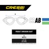 Cressie DE203122 Swimming Goggles, For Kids, Flat Lens, UV Protection,
