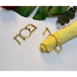 Set of 10 Acrylic Napkin Rings,Disposable Mirrored Napkin Holders for The Pesach Seder,Passover Table Decor,Jewish