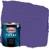 Glidden Total Interior Wall Paint & Primer All-in-One, Eggplant/Purple, Flat,