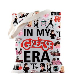 TSOTMO Movie Merch Pink Ladies Gift Rydell High Gift Couple Matching Musical Inspired Bag for Danny Sandy Fan (Gre ERA)