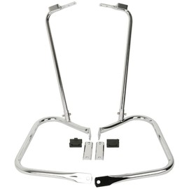 VPZMT Rear Saddlebag Bracket Guard Support Bar Fits for Harley Davidson Touring Road King Electra Glide Ultra Classic 1997-2008, Road Glide 1998-2008, Street Glide FLHX 2006-2008 (97-08)