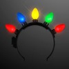 FlashingBlinkyLights Light Up Christmas Bulbs Headband