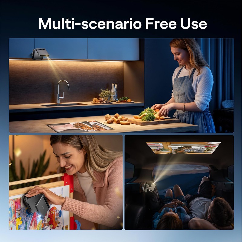 Aurzen Magnetic Suction Mount for Zip Projector, Strong Hold, No