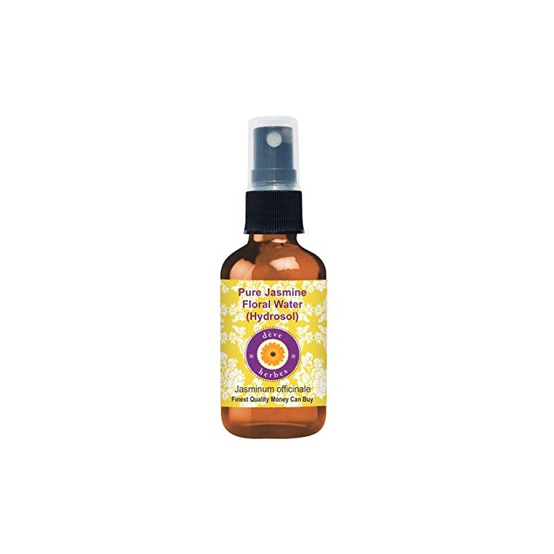 Deve Herbes Pure Jasmine Flower Water (Hydrosol) (Jasminum Officinale) 100%