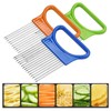 kierain 3PCS Assistant Slicers Stainless Steel Vegetable Rack Slicers Meat
