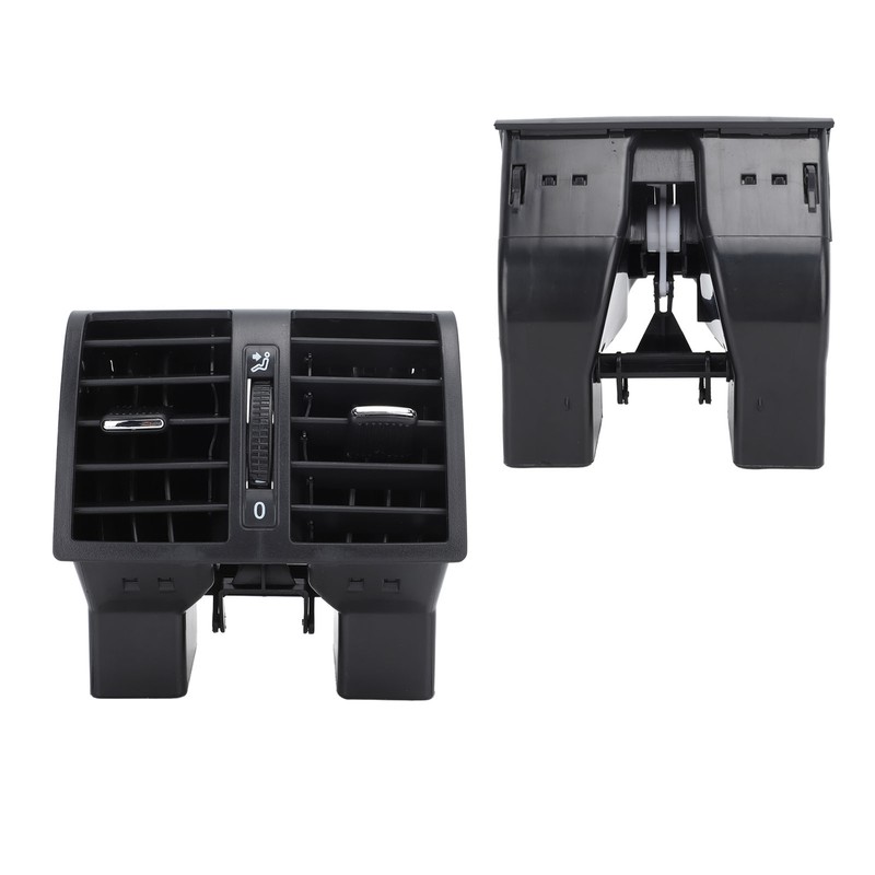 Car Rear Center Air Conditioning Outlet Vent Nozzle 1TD819203 Black