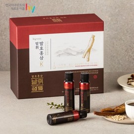 ECHOI 한국야쿠르트 발휘 발효홍삼K 1박스(30병)35243077 Korean Yakult Balhwi Fermented Red Ginseng K 1 Box (30 Bottles) 35243077