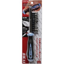 SK11 Ergo Fit Screwdriver Set, Bit Replacement, No.800 H-10BS