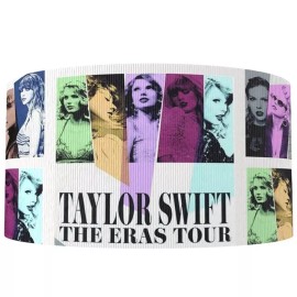 Unbranded 5 yards Taylor Swift ribbon 1" Craft supplies Grosgrain Eras Tour