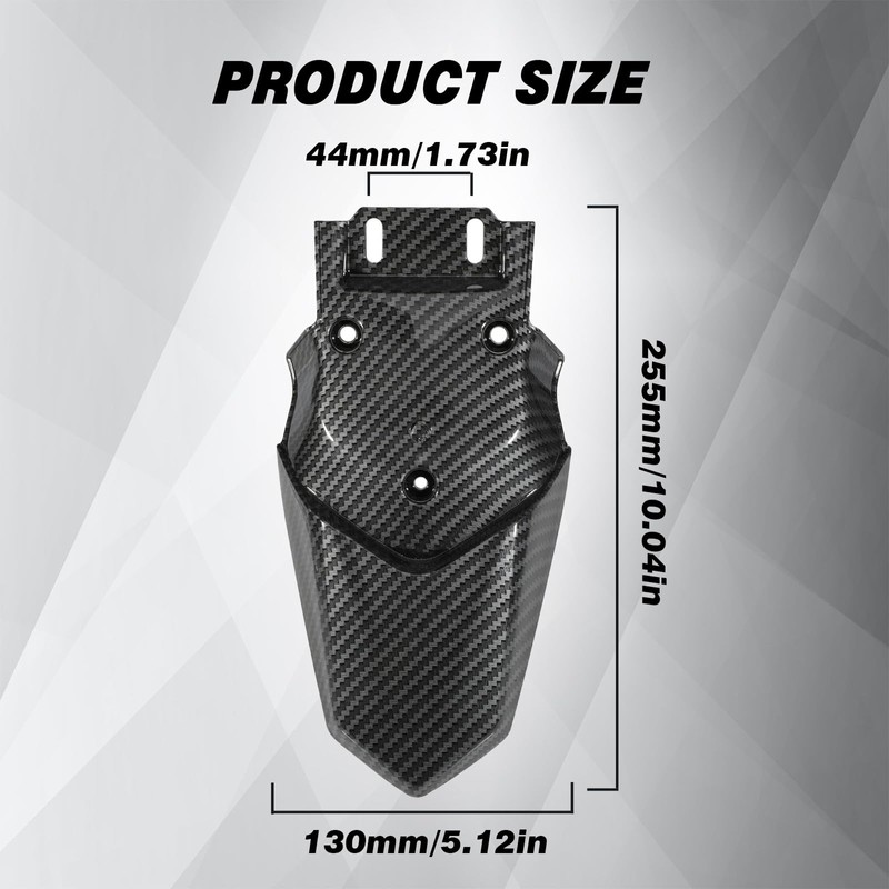 CHANGCHENG Short Rear Fender Protector Talaria Fender Mudguard Carbon Fiber