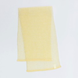 Towa Sangyo Body Towel, Super Soft Silver Antibacterial Nylon Towel, Yellow, Approx. 11.0 x 39.4 inches (28 x 100 cm), Set of 5