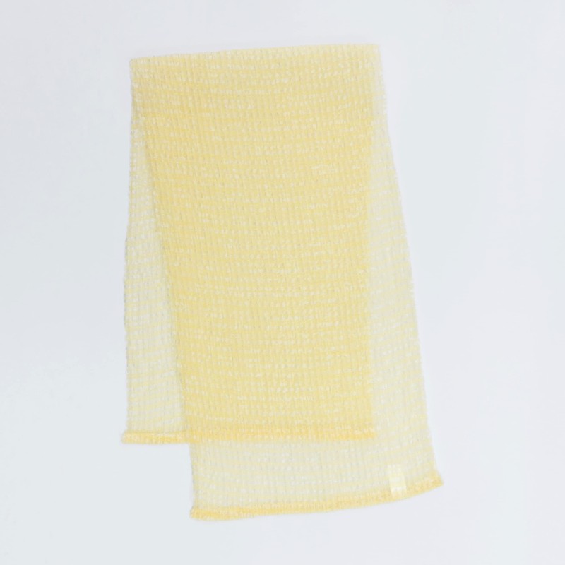 Towa Sangyo Body Towel, Super Soft Silver Antibacterial Nylon Towel,