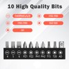 MOSTFUN Mini Ratchet Wrench, Right Angle Phillips Magnetic Screwdriver, 1/4