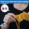 Knitting Row Counter,10 Pcs Row Counters for Knitting,Portable Knitting Counters