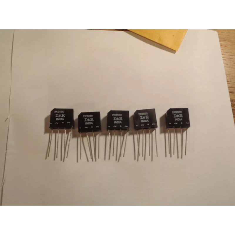 International Rectifier 5 PCS. INTERNATIONAL RECTIFIER BRIDGE RECTIFIER 1.9AMP 800VOLT