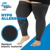 ABSOLUTE SUPPORT 4XL Plus Size Thigh High Compression Sleeve for