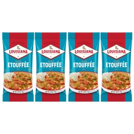 Cajun Etouffee Base 2.65 oz. (Pack of 4) - Authentic Cajun Etouffee Mix with Onions, Bell Peppers, Celery & Spices - Easy to Prepare Delicious Etouffee at Home - By Louisiana Fish Fry