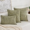 HERAYLI Premium Series Classic Tweed Throw Pillow Cover, Luxurious Chenille