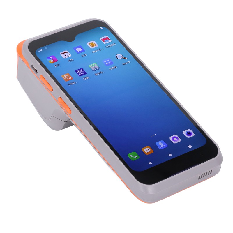 POS Receipt Printer 6.2in Touchscreen BT NFC Handheld Thermal Printer