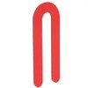 CRL Red 1/8" x 3-1/2" Plastic Horseshoe Shims