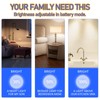 Neporal LITE Emergency Rechargeable Light Bulbs A19, Light Up to