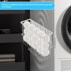 Qivine Magnetic Dryer Ball Holder, Magnetic Laundry Guards, Lint Bin