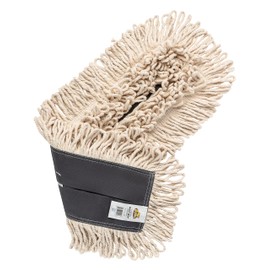 Bristles 3524 Cabezal de mopa de Fuerza Industrial de 24 Pulgadas, Almohadilla de Limpieza desechable, 24 x 5 para Uso Comercial y residencial