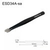 Unbranded/Generic 10 Pcs ESD Anti-static Tweezers Set Maintenance Repair Stainless