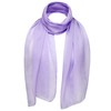 Basic Sense Plain Chiffon Soft Sheer Scarf, Lilac